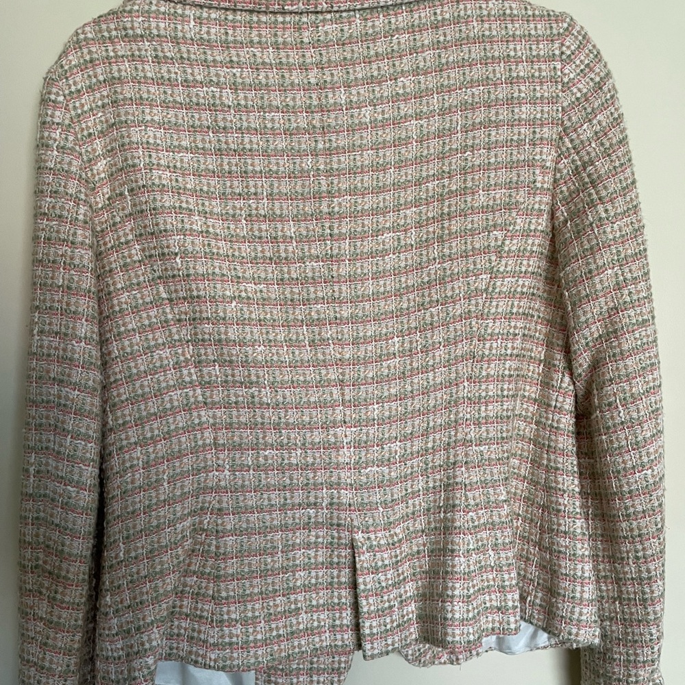 Zara Basic Lined Blazer, Size Us L - image 3